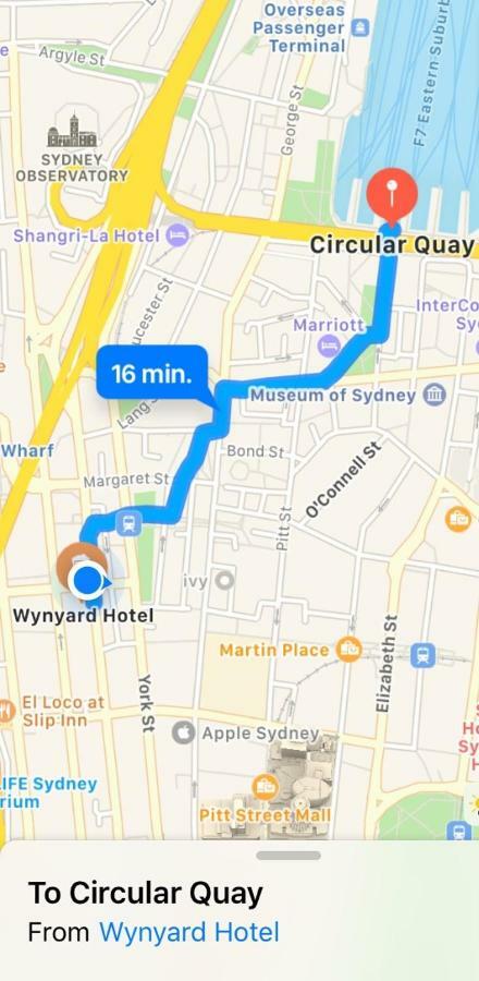 Wynyard Hotel Sydney Exterior foto