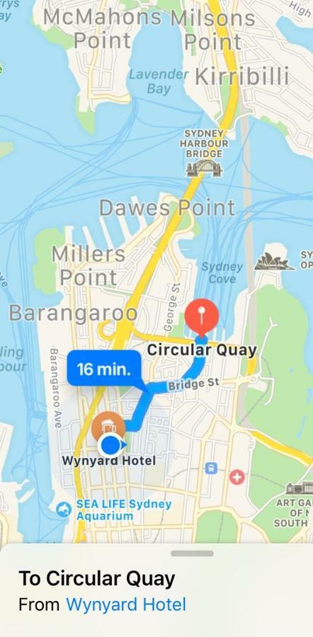 Wynyard Hotel Sydney Exterior foto